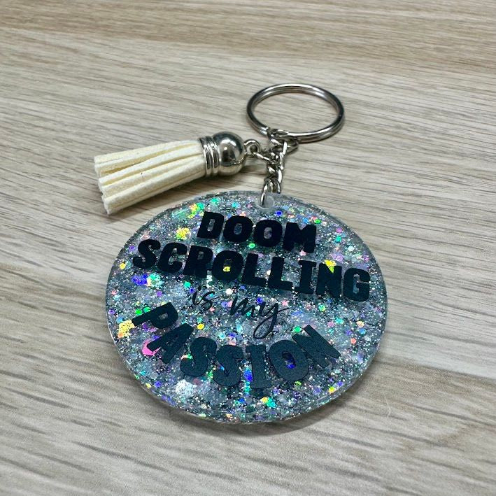 Doom Scrolling Keyring
