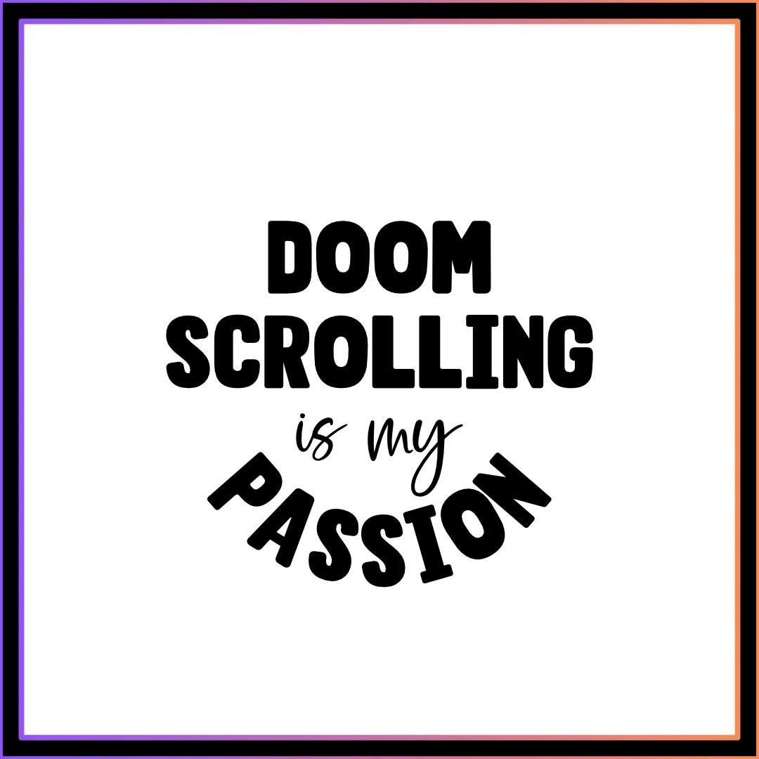 Doom Scrolling Keyring