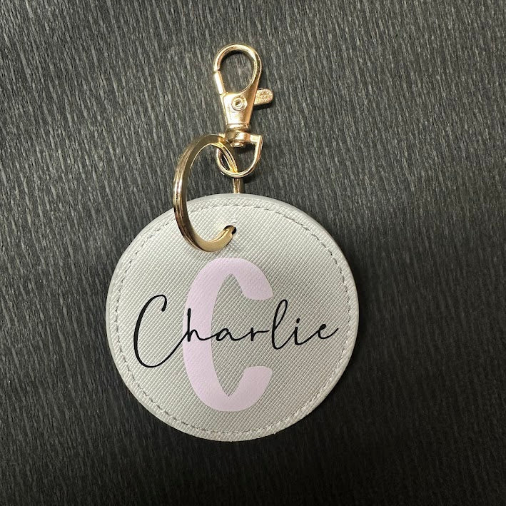 PU Leather Keyring / Bag Clip