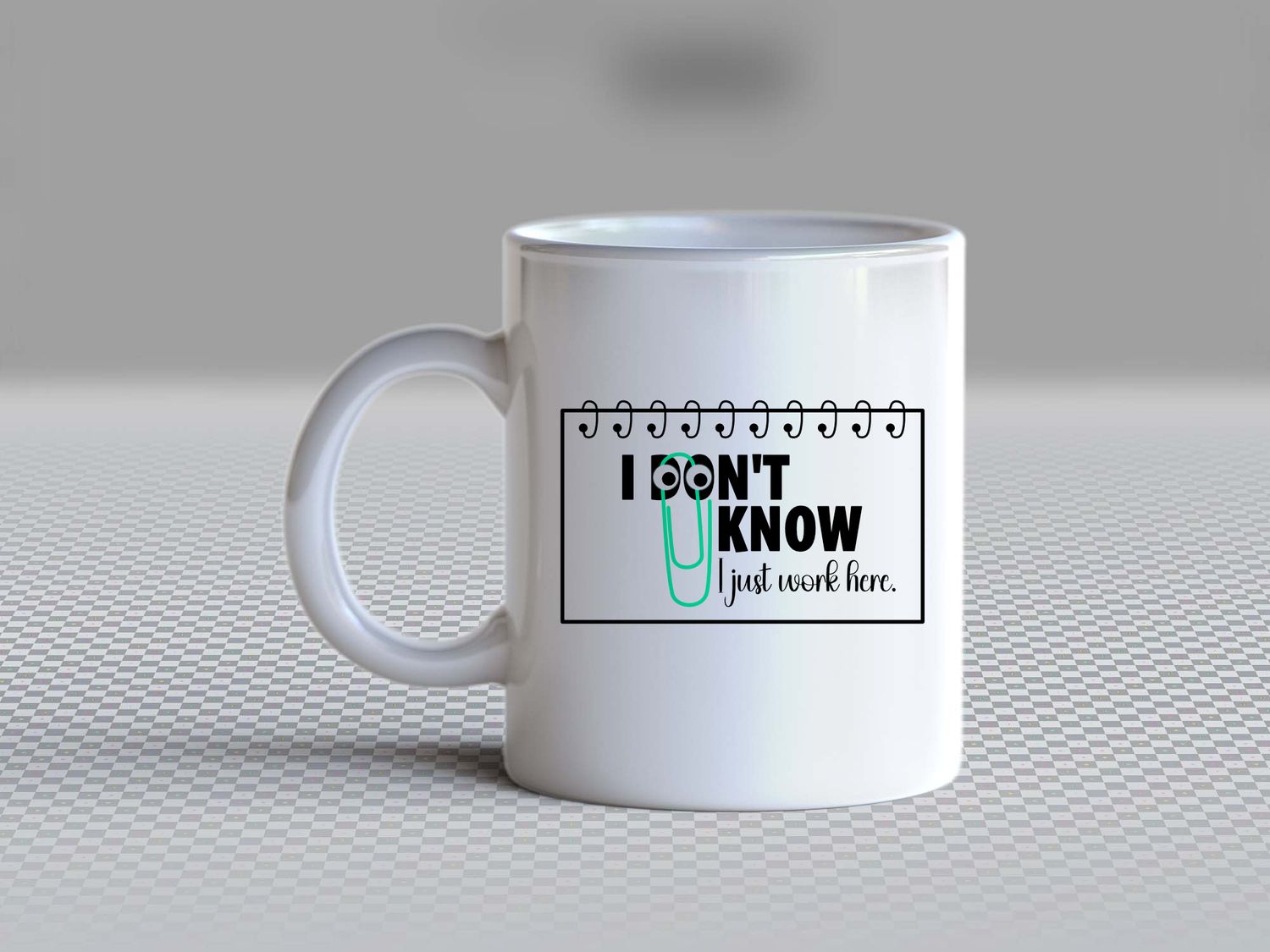 "I Just Work Here" Mug