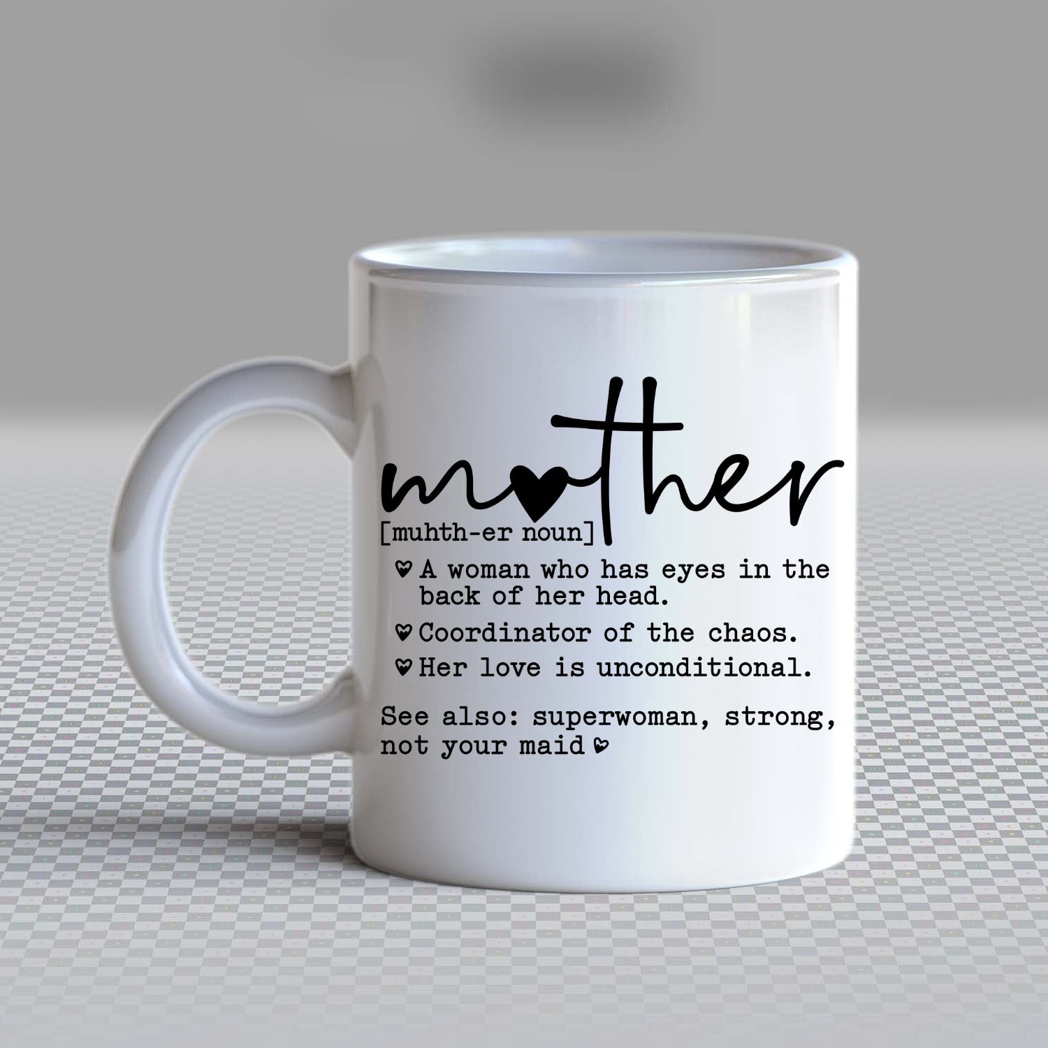 "Mother" Description Mug