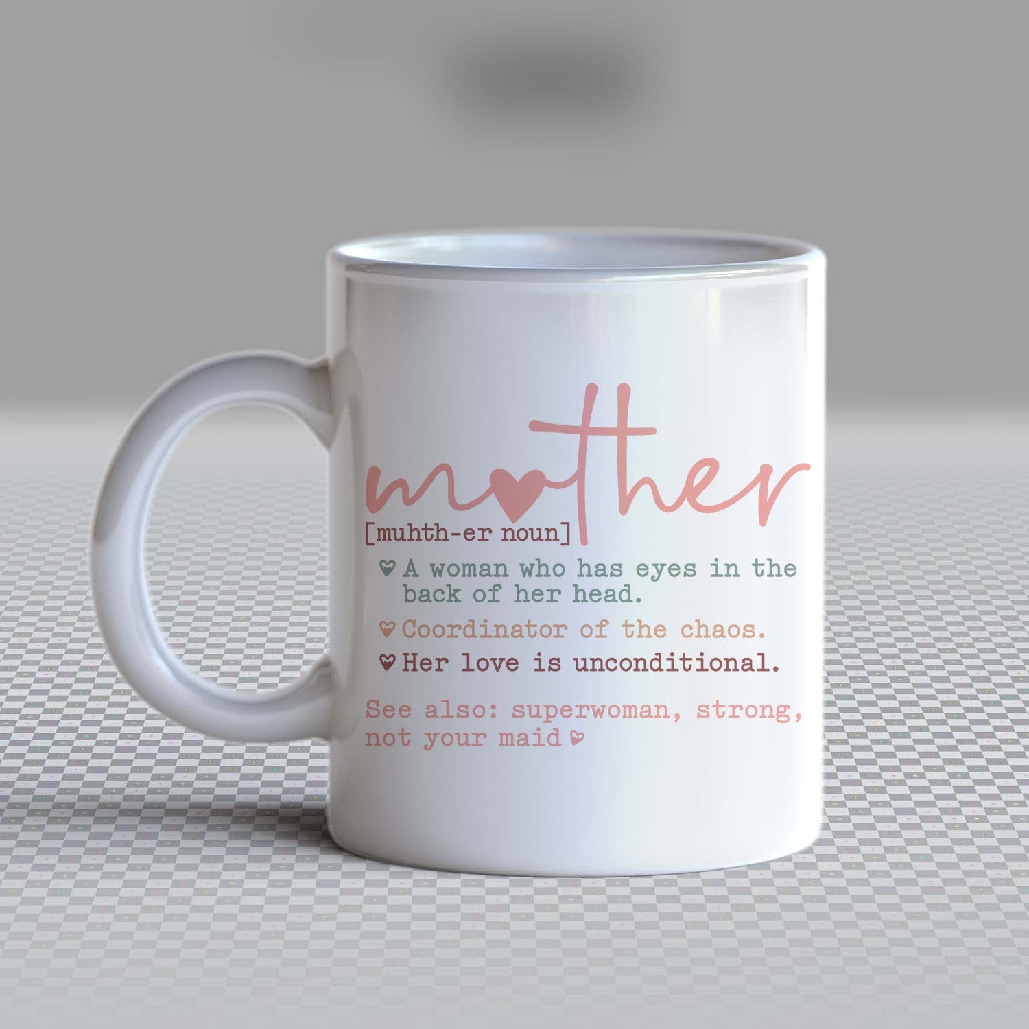 "Mother" Description Mug