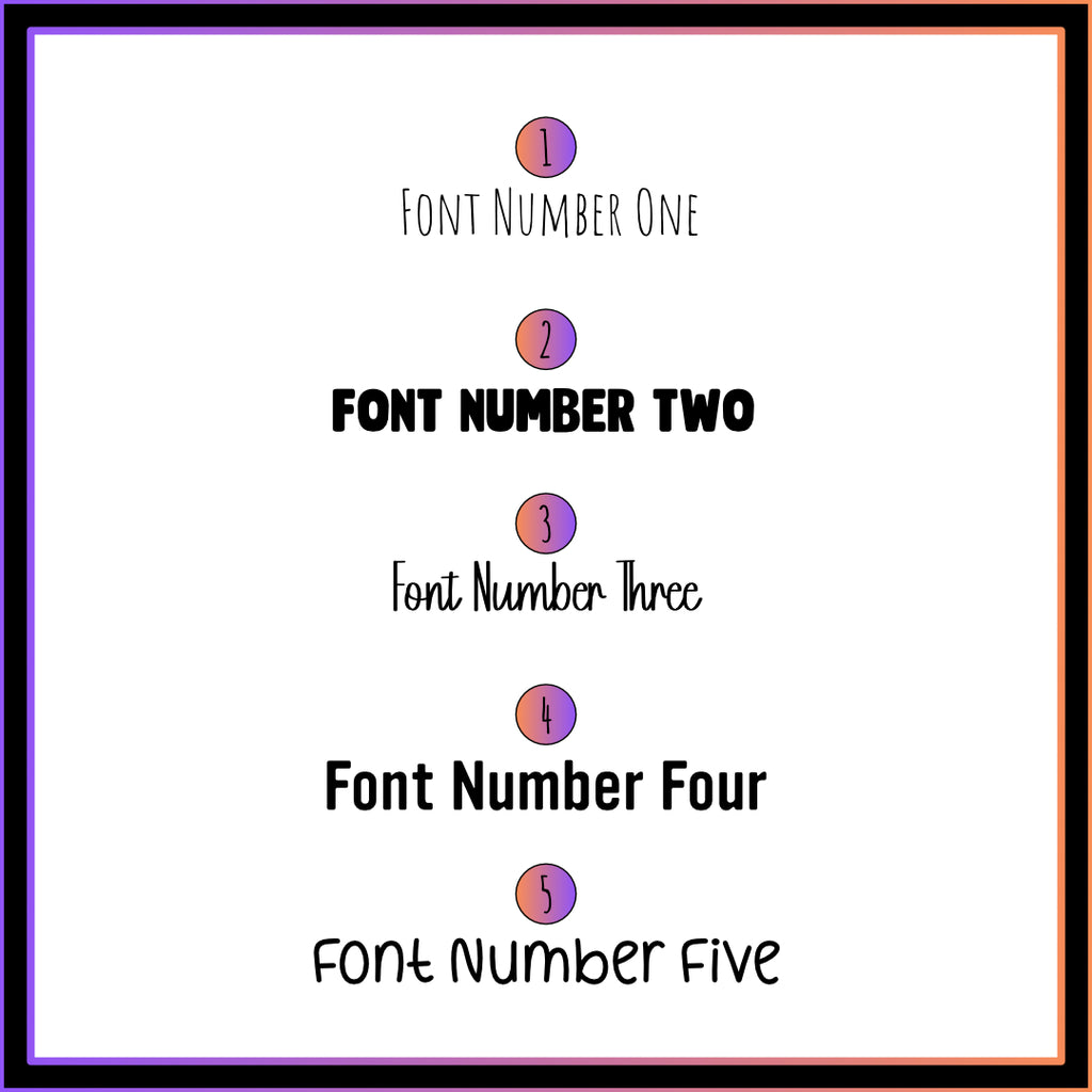 Personalised Text Mug