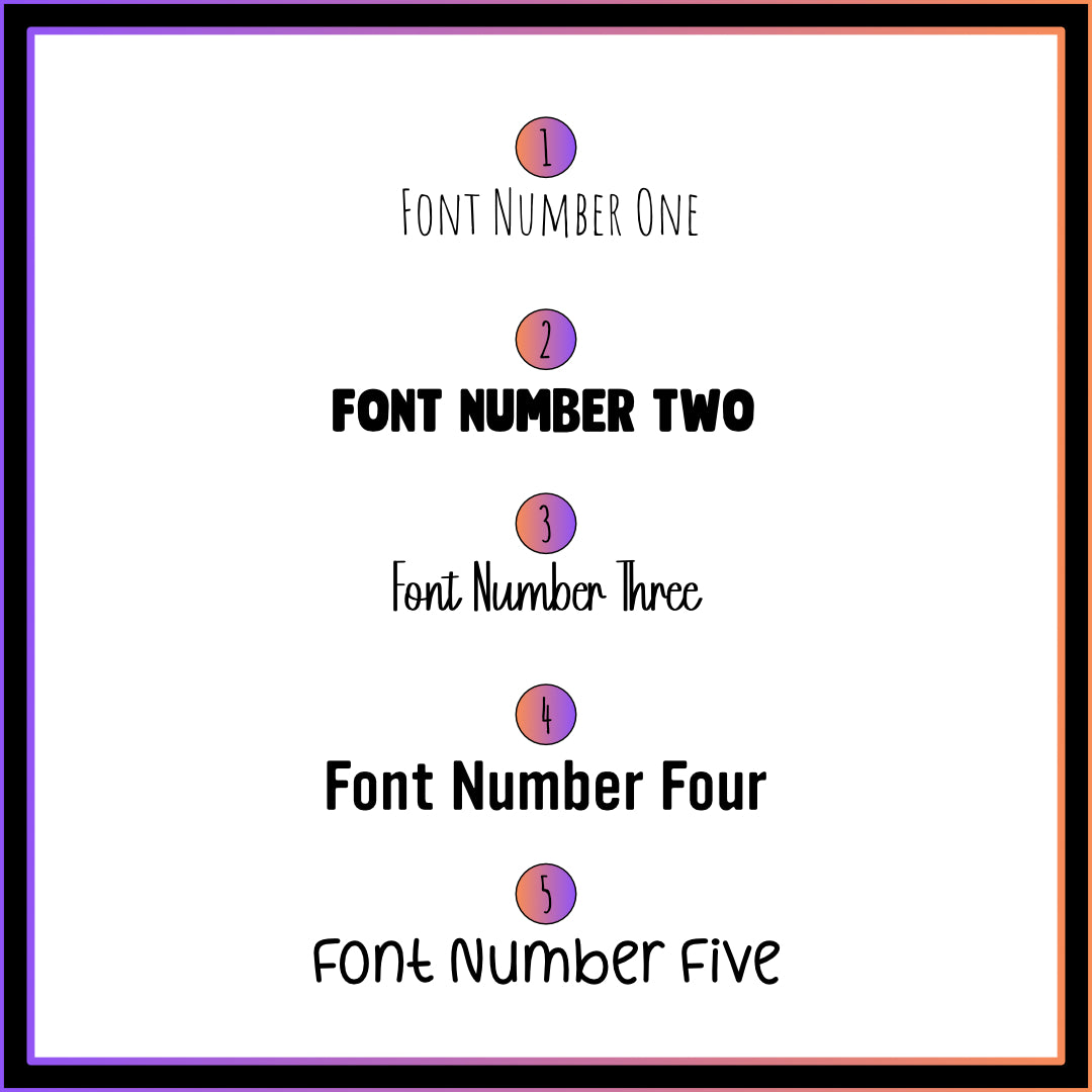 Personalised Text Mug