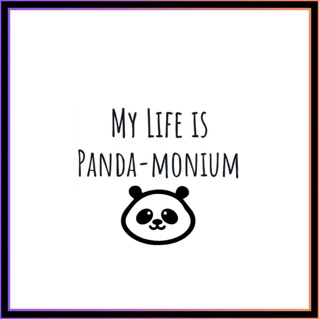 My Life is Panda-monium Keyring