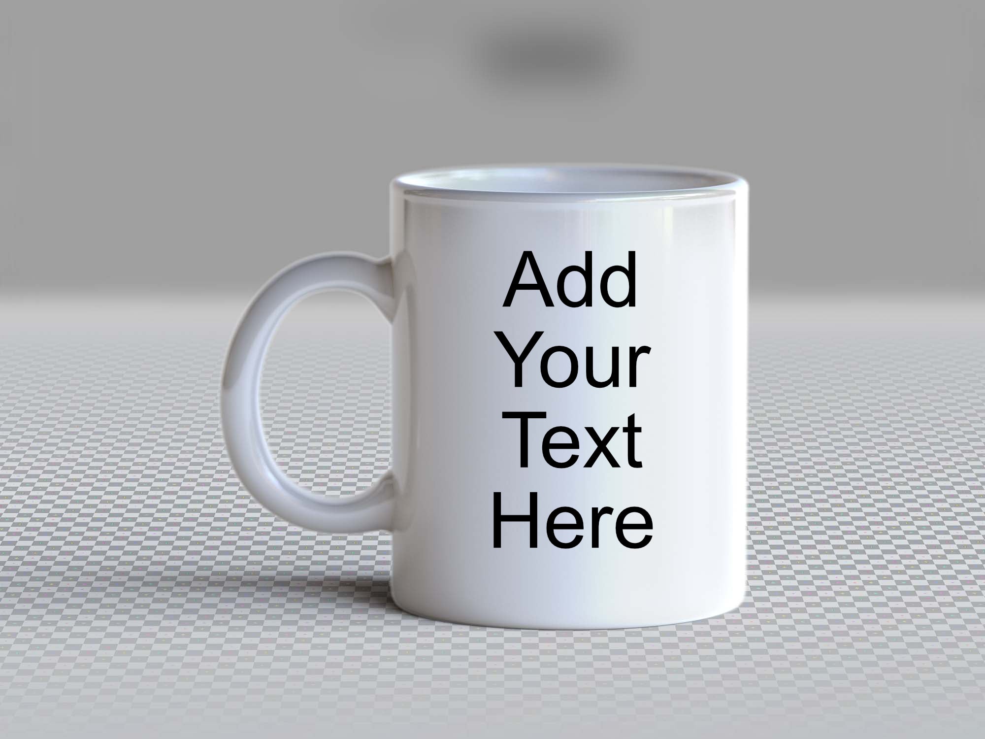 Personalised Text Mug