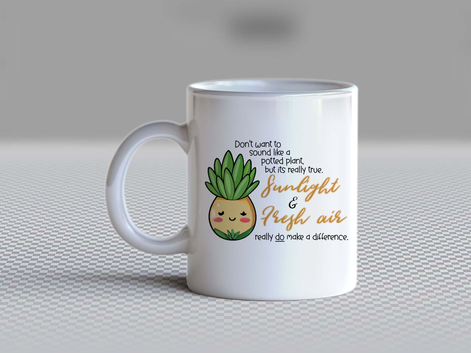 "Potted Plant" Mug