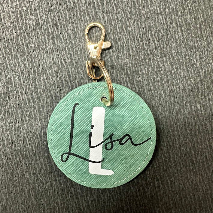 PU Leather Keyring / Bag Clip